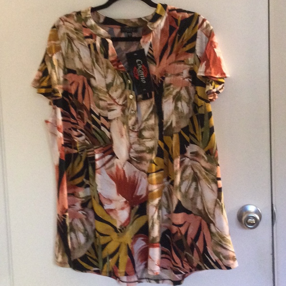 Cocomo Blouse 2X